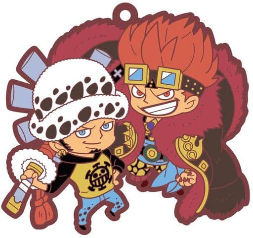 Eustace Kid Trafalgar Law One Piece Buddycolle Rubber Mascot Log.1 Key Ring [USED]