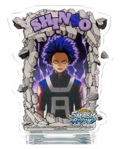 My Hero Academia Hitoshi Shinso Acrylic Plate with Stand Amusement Ichiban Cafe Smash Rising Collaboration Part 2 Limited Drink Order Benefits Acrylic Stands [USED]