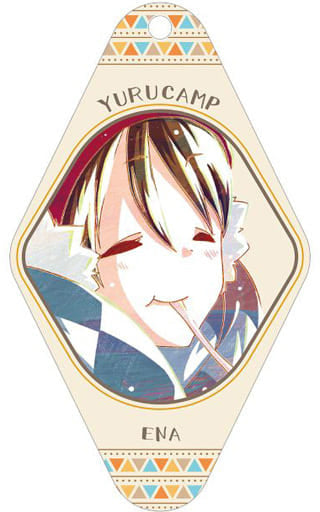 Ena Saitou Laid-Back Camp Ani-Art Trading Acrylic Key Chain Vol.2 Key Chain [USED]