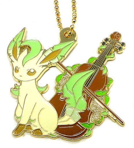 Leafeon Pokemon Ichiban Kuji Eievui & Melodies Metal Charm Prize G Charm [USED]