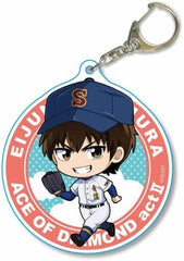 Eijun Sawamura Ace of Diamond Act II Tekutoko Little Big Acrylic Key Chain Key Ring [USED]