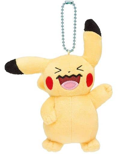 Pikachu Pokemon Mascot Minna de Sonansu! Pokemon Center Limited Key Chain [USED]