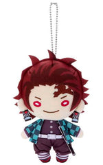 Tanjiro Kamado Demon Slayer: Kimetsu no Yaiba Nitotan Plush Toy with Ball Chain Key Chain [USED]
