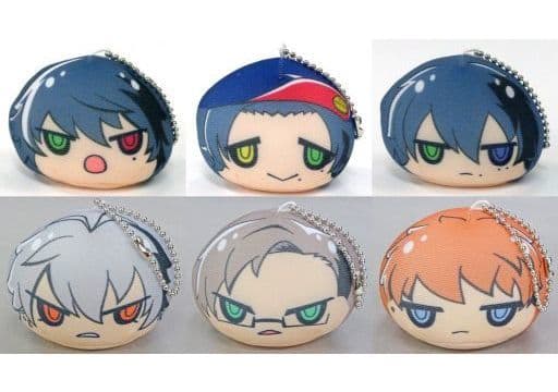 Samatoki Aohitsugi, etc. Hypnosis Mic -Division Rap Battle- Omanjuu Niginigi Mascot Hypmy Sanrio Remix Ikebukuro Yokohama All 6 Types Set Key Ring [USED]