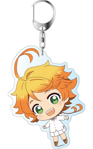 Emma Deformed Ver. The Promised Neverland Deka Key Chain Key Chain [USED]