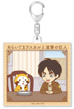 Rascal Ellen in The World Masterpiece Theater Raccoon Rascal X Attack on Titan Acrylic Key Chain Key Chain [USED]