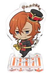 Chuuya Nakahara SD Bungo Stray Dogs Trading Acrylic Stand Key Chain Marching Ver. animate cafe Limited Key Chain [USED]