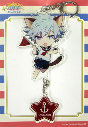 Ranmaru Kurosaki Uta no Prince Sama Movie: Maji Love Kingdom Acrylic Key Chain Nanja Town Limited Key Chain [USED]