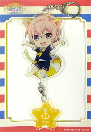 Nagi Mikado Uta no Prince Sama Movie: Maji Love Kingdom Acrylic Key Chain Nanja Town Limited Key Chain [USED]