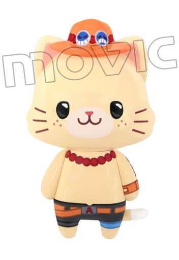 Portgas D. Ace One Piece withCAT Mascot Key Chain [USED]