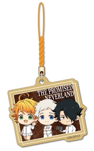 Emma, etc. The Promised Neverland Tekutoko Eco Strap Key Ring [USED]