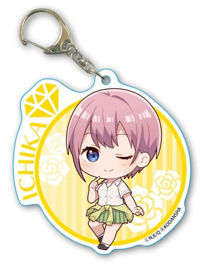 Ichika Nakano The Quintessential Quintuplets Tekutoko Little Big Acrylic Key Chain Key Ring [USED]
