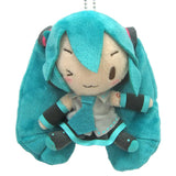 Hatsune Miku Wink VOCALOID Fuwafuwa Keychain Mascot Key Chain [USED]