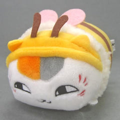 Nyanko-sensei Feather Pink Natsume's Book of Friends Nosecotto Plus Key Chain [USED]