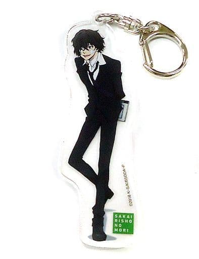 Osamu Dazai Bungo Stray Dogs Original Newly Drawn Acrylic Key Chain Akiko Yosano Memorial Museum Sakai Toshiaki no Mori Limited Key Chain [USED]