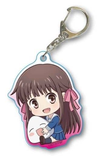 Tohru Honda Fruits Baske Gyugyutto Acrylic Key Chain Key Ring [USED]