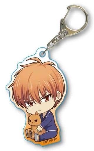 Souma Kyou Fruits Baske Gyugyutto Acrylic Key Chain Key Ring [USED]