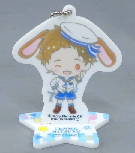 Mitsuru Tenma Ensemble Stars! Acrylic Key Chain Collection with Stand Sanrio Characters Collaboration Vol.2 Key Chain [USED]