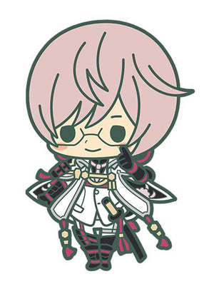 Kikkou Sadamune Touken Ranbu ONLINE Es Series Nino Rubber Strap Collection Kiwame Unit 1 Key Chain [USED]