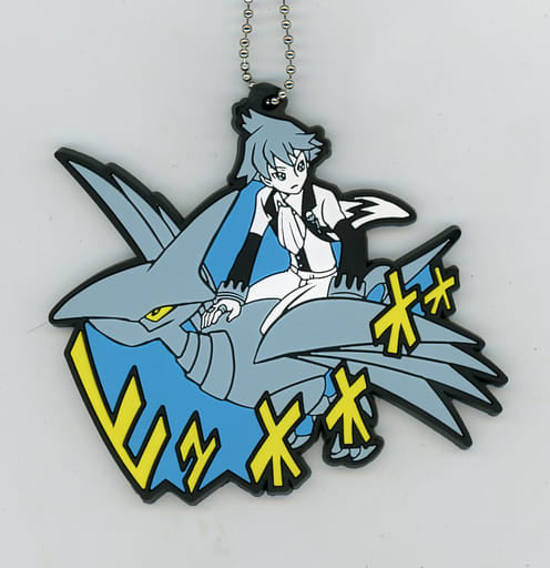 Steven Stone Skarmory Pokemon Big Rubber Keychain Collection Tc OA Champion Daigo Pokemon Center Limited Key Chain [USED]