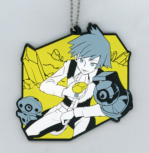 Steven Stone, etc. Secret Pokemon Big Rubber Keychain Collection Tc OA Champion Daigo Pokemon Center Limited Key Chain [USED]
