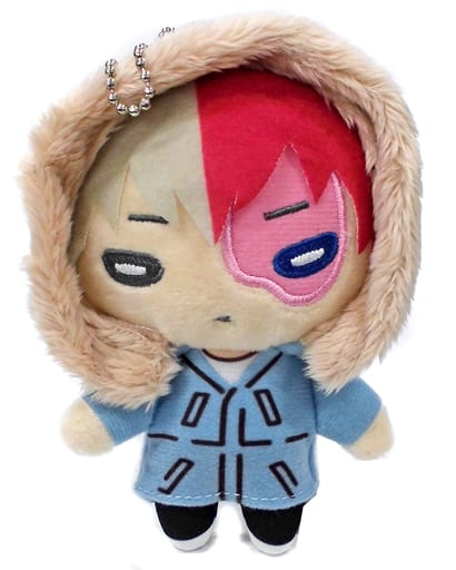 Shoto Todoroki Coat My Hero Academia Nitotan Plush Toy with Ball Chain Key Chain [USED]
