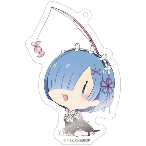 Rem Re:ZERO -Starting Life in Another World- Oazuke Acrylic Key Chain Key Chain [USED]