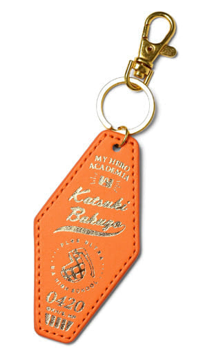 Katsuki Bakugo My Hero Academia Synthetic Leather Keychain Key Chain [USED]