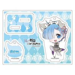 Rem Re:ZERO -Starting Life in Another World- Acrylic Stand Key Chain Key Chain [USED]