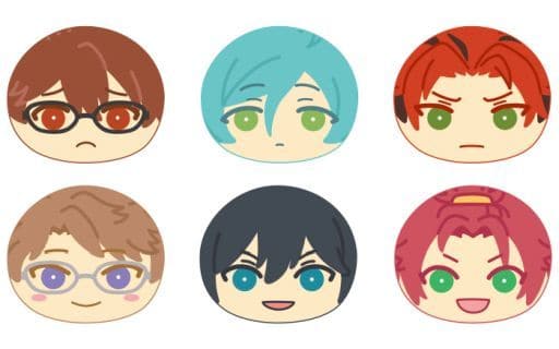 Chiaki Morisawa, etc. Ensemble Stars! Omanjuu Niginigi Mascot Reminiscence Arc Vol.2 All 6 Types Set Mascot [USED]