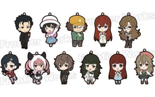 Mayuri Shiina, etc. Steins;Gate Zero Trading Rubber Strap All 11 Types Set Key Chain [USED]