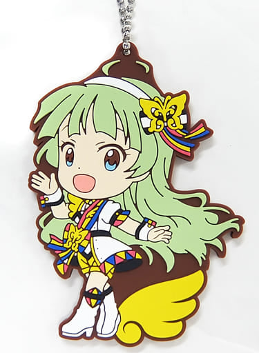 Elena Shimabara Angel Stars Ver. THE IDOLM@STER Million Live! Ichiban Kuji Harmony Festival!! Kyun Chara Illustrations Rubber Charm Prize I Charm [USED]