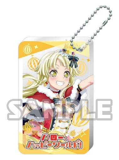 Kokoro Tsurumaki TYPE B Bang Dream! Girls Band Party! Chararium Rich Hello, Happy World! Acrylic Key Chain Key Chain [USED]