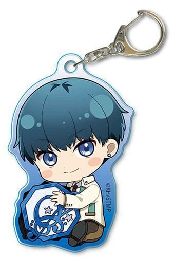 Kaito Tsukigami Star Myu Gyugyutto Acrylic Key Chain Key Ring [USED]