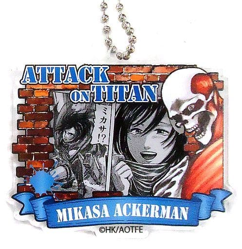 Mikasa Ackerman Attack on Titan Decofla Acrylic Key Chain Key Chain [USED]
