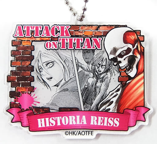 Historia Reiss Attack on Titan Decofure Trading Decofure Acrylic Keychain Attack on Titan Exhibition Limited Key Chain [USED]