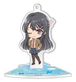 Mai Sakurajima Rascal Does Not Dream of Bunny Girl Senpai Tehepero Trading Acrylic Stand Key Chain Key Chain [USED]