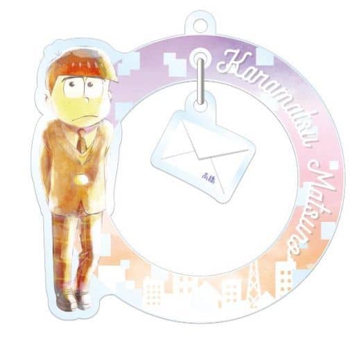 Karamatsu Mr. Osomatsu the Movie Ani-Art Trading Yurayura Acrylic Keychain Key Chain [USED]