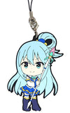 Aqua A KonoSuba: God's Blessing on this Wonderful World! Legend of Crimson Ichiban Kuji Rubber Strap Kyun Chara Illustrations Prize G Key Chain [USED]