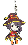 Megumin D KonoSuba: God's Blessing on this Wonderful World! Legend of Crimson Ichiban Kuji Rubber Strap Kyun Chara Illustrations Prize G Key Chain [USED]