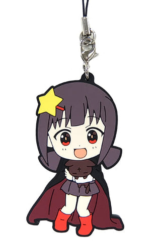 Komekko KonoSuba: God's Blessing on this Wonderful World! Legend of Crimson Ichiban Kuji Rubber Charm Kyun Chara Illustrations Prize G Key Chain [USED]