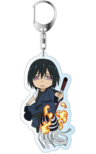 Fire Force Shinmon Benimaru Chibi Chara Deka Keychain Keychains [USED]