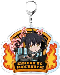 Fire Force Tamaki Kotatsu Acrylic Keychain with Background Keychains [USED]