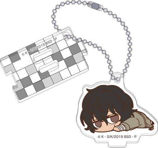 Osamu Dazai Bungo Stray Dogs Acrylic Key Chain Collection with Tsunagaru Stand Key Chain [USED]