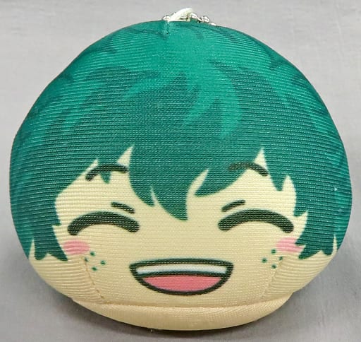 Izuku Midoriya Special Edition My Hero Academia Omanjuu Niginigi Mascot amiami Limited Box Purchase Privilege Key Ring [USED]