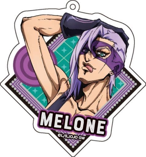 Melone 06 JoJo's Bizarre Adventure Part 5: Golden Wind Newly-Drawn Acrylic Key Ring Key Chain [USED]