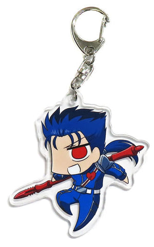 Lancer Fate/hollow ataraxia Capsule Servant Acrylic Keychain Collection Character1 2017 Limited Key Chain [USED]