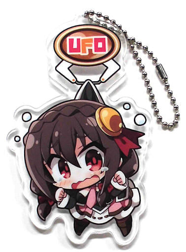 Yun Yun KonoSuba: God's Blessing on this Wonderful World! Legend of Crimson UFO Tsumamare Acrylic Key Chain Mascot Key Chain [USED]