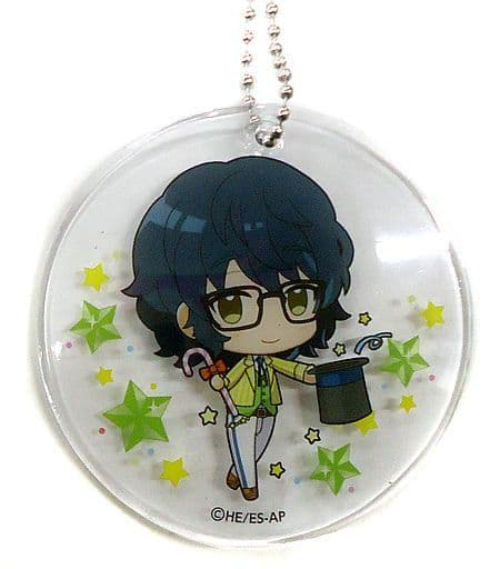 Tsumugi Aoba Ensemble Stars! PVC Keychain animate cafe Limited Clear Sweets Pouch Included Bonus Key Chain [USED]
