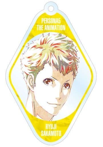 Ryuji Sakamoto Skull Persona 5: The Animation Ani-Art Trading Acrylic Keychain Key Chain [USED]
